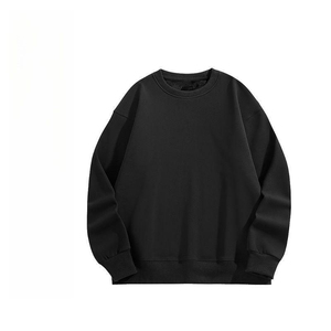 เสื้อสเวตเตอร์ผ้าฟลีซแบบสวมหัวทรงโอเวอร์ไซส์แบบใหม่สำหรับฤดูใบไม้ร่วงกำหนดโลโก้ได้ตามต้องการของ2025 - Product Image 3
