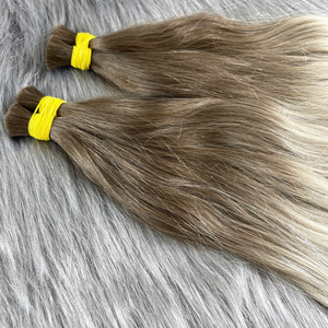 Meilleure vente 100% extensions de cheveux humains vietnamiens bruts de haute qualité en vrac non transformés vague naturelle Double Top 1 Style - Product Image 3