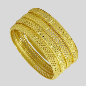 Heritage Inspired Metal <b>Bangles</b> for Boutiques and Bridal Collections Ethnic Metal <b>Bangle</b> Sets for Wholesale and Custom Jewelry - Product Image 3