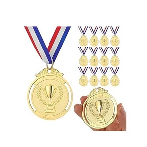 La mejor escuela promocional logotipo personalizado divertido Metal esmalte trofeos medallas placas oro plata Latón chapado bajo precio premios placas - Product Image 3