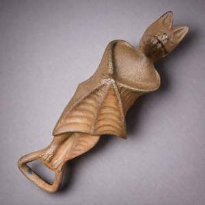 Abridor de Botellas con Figura de Gato Gótico de Hierro Fundido, Diseño Artístico Vintage, Agarre Fuerte, Acabado Duradero, Perfecto para Decoración de Bar en Casa - Product Image 2