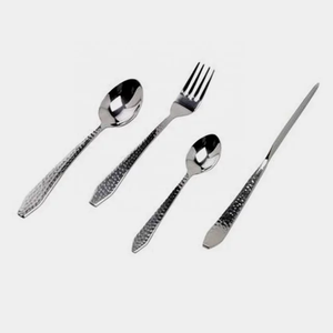 Hemmer Design Handle Design Stainless Steel Flatware <b>Set</b> Modern Five-Piece Cutlery <b>Set</b> Trending Cutlery <b>Set</b> Handmade - Product Image 1