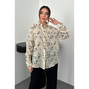 Camicia Oversize Nera Ricamata da <span class=keywords><strong>Donna</strong></span> <span class=keywords><strong>Elisa</strong></span> Fashion - Product Image 1