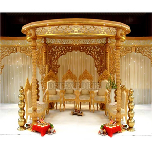 Mandap DST งานไม้ที่สวยงามสำหรับงานแต่งงานงานหัตถกรรมแบบดั้งเดิมทนทานผู้ผลิต Mandapam ในร่มเวทีการแต่งงานในสหราชอาณาจักร - Product Image 2