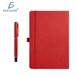 Ensemble cadeau d'affaires de luxe rouge avec un carnet et un stylo exquis pour la prise de notes et l'organisation - Product Image 5