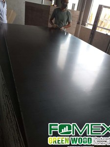 Contrachapado Recubierto de Película para Construcción, Fabricado en Vietnam, 21 mm, Negro/Marrón, Pegamento WBP para Uso en Exteriores, Encofrado - Product Image 2