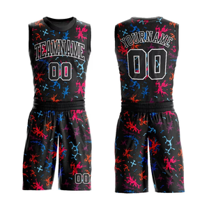 Uniforme de Baloncesto Personalizado 2025, Conjunto sin Mangas y de Manga Corta, Impreso, Transpirable, de Secado Rápido, 100% Poliéster, Ropa Deportiva - Product Image 1