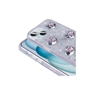 Coque iPhone 14 Étoiles Scintillantes - Housse de Protection en Silicone de Luxe avec Airbag, Anti-Traces de Doigts et Conception Isolante - Product Image 5