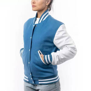 Chaqueta Lettterman al mejor precio, chaqueta de invierno con logotipo personalizado, chaqueta Letterman de marca privada para mujer a la venta - Product Image 5