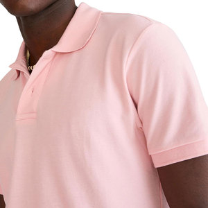 Chemises polo pour hommes en coton respirant, nouvelle conception estivale, anti-froissement, séchage rapide, unies, 100% coton, entièrement personnalisables - Product Image 2