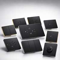 Les fabricants américains US Standard interrupteurs et prise avec 118 grande plaque en plastique multicolore pour interrupteur de prises de lumière murale à la maison
