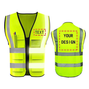 Chaleco de Seguridad de Alta Calidad 100% Poliéster, Chaleco de Seguridad de Alta Visibilidad, Mejor Precio, Chaleco de Seguridad Reflectante - Product Image 2