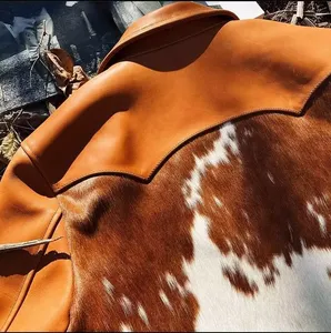 Veste en cuir de haute qualité pour hommes, couleur personnalisée, vente en gros, nouvelle collection 2023 - Product Image 4