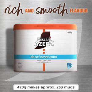 NESCAFÉ Azera Americano Café Instantáneo Descafeinado Lata de 420g - Product Image 2