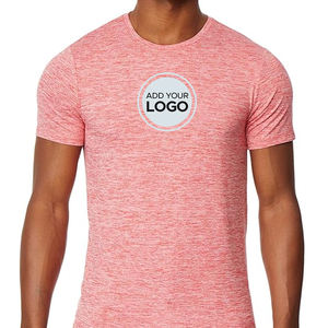 T-shirt vierge 100% polyester personnalisé en gros impression par sublimation pour hommes - Product Image 2