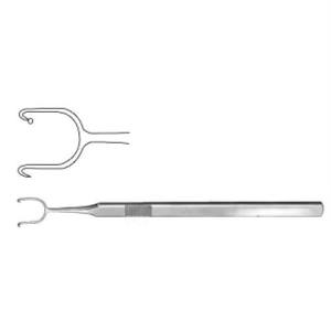 Gancho de piel Cottle de doble bola de 15 cm, instrumento quirúrgico de acero inoxidable afilado de buena calidad, fuente de alimentación manual, ombligo, certificado CE - Product Image 2