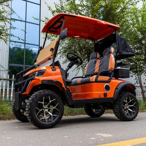 Carrito de Golf Eléctrico de 4 Ruedas para Adultos, 5KW, Batería de Litio de 60v, Carrito de Golf Rojo con Batería Lion, 2 Plazas, en Venta - Product Image 4