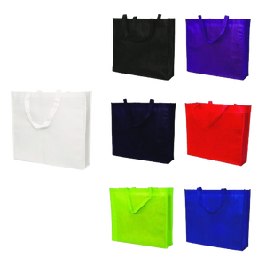 Bolsas de compras no tejidas reutilizables multicolores con asa publicitaria Almacenamiento a prueba de agua y polvo para marcas tejidas a prueba de polvo - Product Image 1