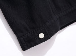 Veste en jean doublée de denim pour homme de haute qualité, veste d'hiver, coupe-vent, veste en denim de type camionneur - Product Image 2