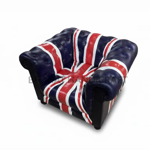 Elegante Sofá Chesterfield Individual con Diseño Estilizado y Estructura Resistente, Silla de Acento Perfecta para Interiores Modernos, de la India - Product Image 6