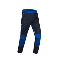 Pantalon de travail de sécurité industrielle pour hommes, avec bandes réfléchissantes, taille élastique, en polyester, séchage rapide, respirant, haute visibilité