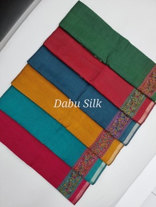 Dabu silk <b>viscose</b> <b>cotton</b> saree Best Quality Soft <b>Fabric</b> Modern Style Printed Saree with Wedding Party and Diwali Suitable - Product Image 5