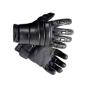 Guantes de cuero acolchados operativos de Pakistán para conducir en clima frío, nudillos duros para ciclismo, ciclismo, montar en bicicleta, guantes de seguridad para las manos - Product Image 3