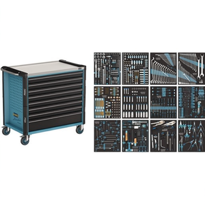 HAZET 179NXXL-8D/619 1000kg <b>Tool</b> <b>Trolley</b> with 8 Drawers 616-piece Sheet Steel W1133xD642xH1020mm 1000 kg Capacity - Product Image 3