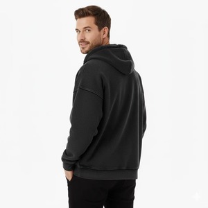 Sudadera con capucha de peso pesado lavado ácido vintage personalizado | 100% algodón | Proveedor mayorista - Product Image 4