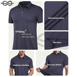 Polo de manga corta para hombre al por mayor con logotipo personalizado, Polo de verano de primera calidad, ropa informal corporativa de marca para hombre - Product Image 3