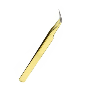 Pinzas de extensión de pestañas Enhance Your Beauty Pro para pestañas individuales curvas y rectas de Gray Rocks - Product Image 3