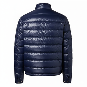 Chaqueta de Plumón Casual Cortavientos con Cuello Alto y Logotipo Frontal para Hombre, Otoño e Invierno, Venta al Por Mayor - Product Image 2