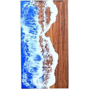 Urna para cenizas humanas adultas de palisandro hecha a mano urna de madera de cremación funeraria epoxi decorativa conmemorativa personalizada - Product Image 1