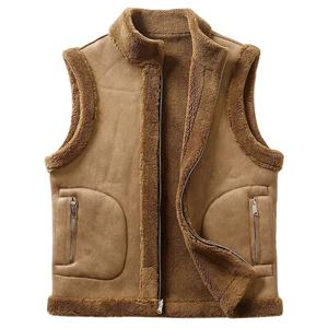 Nouveau gilet matelassé sur mesure pour homme, coupe ajustée, vêtements d'extérieur d'hiver, service OEM, style streetwear, cuir véritable - Product Image 3