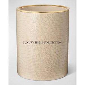 Top-rated Premium Metal Brass Waste Bin Featuring a Sturdy Build with a Rustproof Finished for Long-lasting Daily Usability - Product Image 6