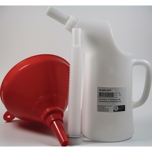 Ensemble de 3 entonnoirs en plastique de 2,0 L, longs, pour utilisation avec des outils - Product Image 1