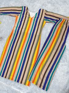 Nouveau haut imprimé numérique arc-en-ciel de créateur pour adultes vêtements de fête traditionnels indiens pour les occasions spéciales - Product Image 3