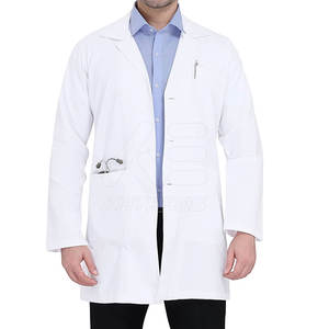 เสื้อโค้ทสำหรับห้องปฏิบัติการเสื้อโค้ทสครับเสื้อโค้ทสำหรับโรงพยาบาล - Product Image 1