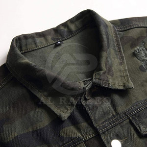 Nouvelle arrivée de fabrication en usine veste en jean pour hommes à manches longues veste en jean pour hommes personnalisée en gros - Product Image 3