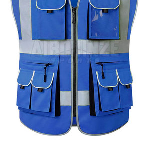 Chaleco de Seguridad de Diseño Personalizado, Chaleco de Seguridad de Material Duradero de Alta Calidad, a Precio Barato, Hecho en Pakistán, Recién Llegado - Product Image 6