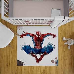Alfombra con Estampado de Spider-Man - Alfombra para Habitación Infantil, Fácil de Limpiar, Decoración para Cuarto de Niños, Alfombra Suave de Tela No Tejida - Product Image 2