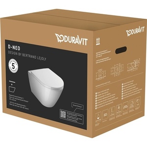 Inodoro Suspendido DU 540 mm D-Neo Blanco TS con Asiento - Accesorio de Baño - Product Image 1