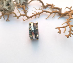 Anillos de banda giratoria de Plata de Ley 925 para mujer, ajuste de bisel hecho a mano, joyería de boda y fiesta antiansiedad - Product Image 3