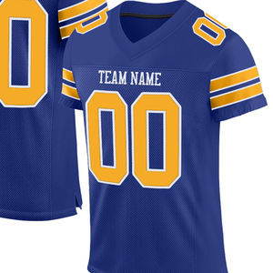 Maillot de football américain personnalisé de bonne qualité 100% pour hommes avec manches courtes, technique de sublimation imprimée - Product Image 4