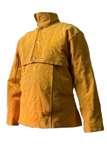 Veste de soudeur haute visibilité pour homme en similicuir respirant, grande taille - Product Image 2