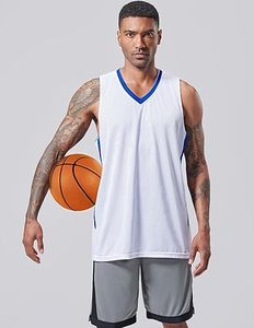 Maillot de basket-ball athlétique en maille pour homme de qualité supérieure - Product Image 5
