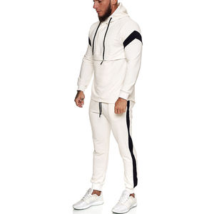 Ensemble de sweat à capuche de haute qualité Streetwear poids lourd éponge français brodé fermeture éclair survêtement pantalon de survêtement et ensemble de sweat à capuche - Product Image 4