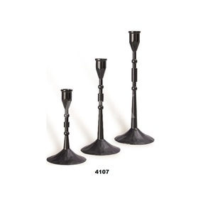 Handmade Black Taper Vintage Candle Holders Set of 3 Candle <b>Sticks</b> Holder Decor Candlestick Holders - Product Image 1