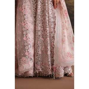 Embroidered Chiffon <b>Net</b> <b>Fabric</b> SF-4380 - Product Image 5