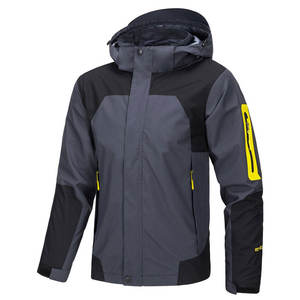Nueva llegada ajustable para hombre, chaqueta de lluvia transpirable y cremallera de manga larga, diseño personalizado, chaquetas de lluvia al mejor precio - Product Image 1